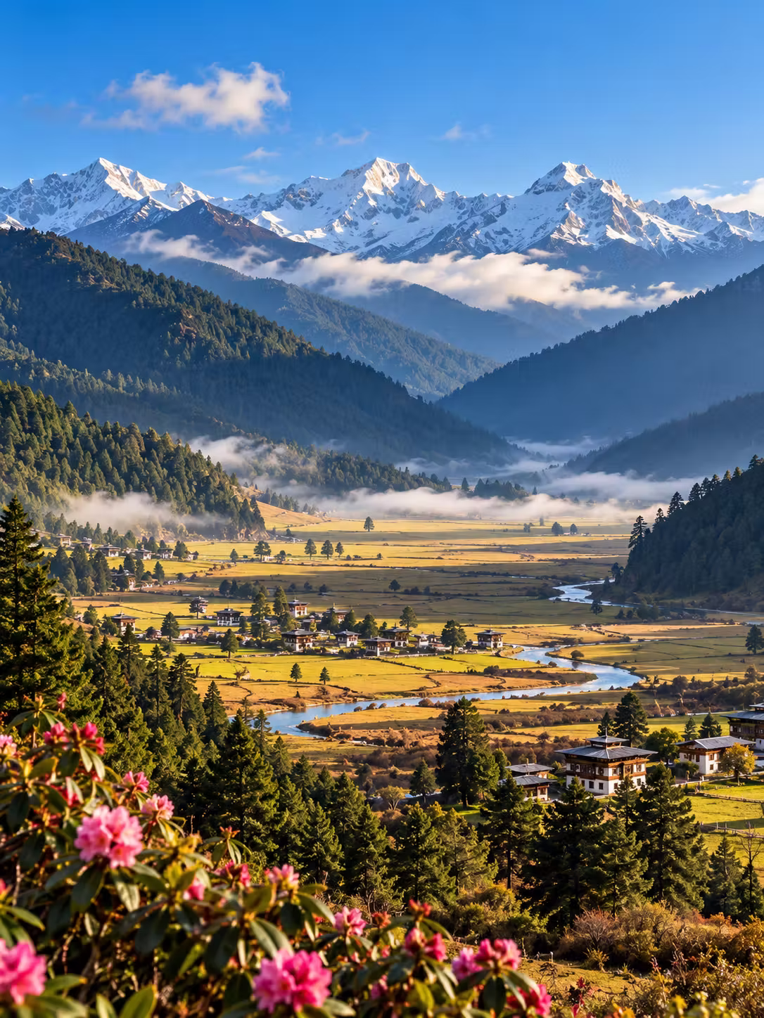 Bhutan Dragon Trail - Dochula Pass Himalayan vistas