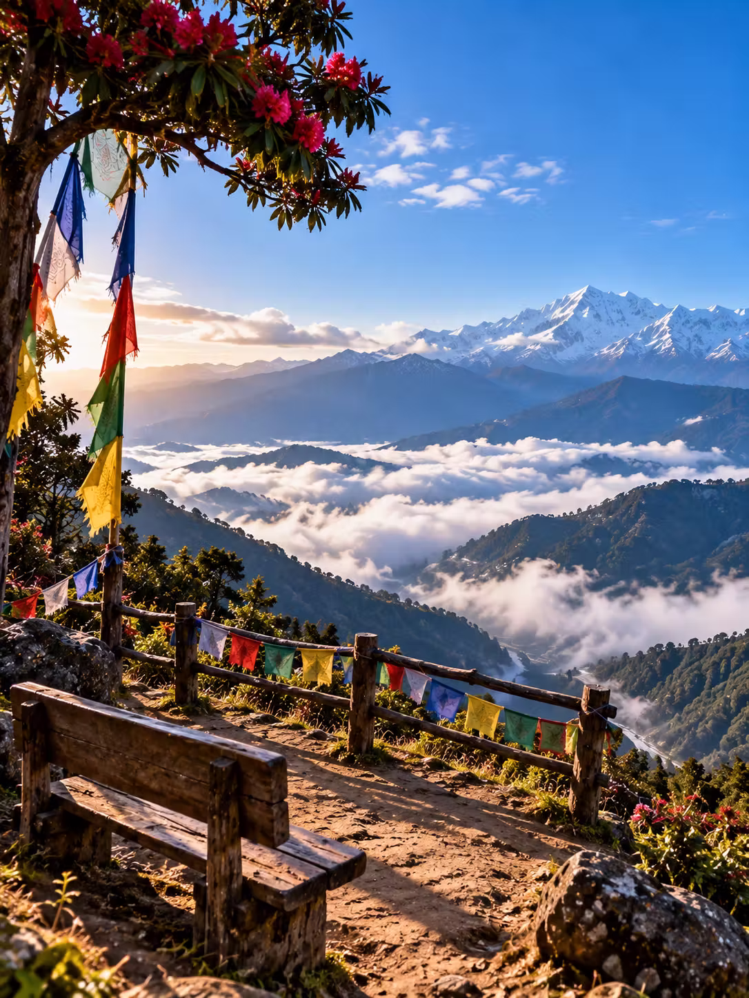 The Historic Silk Route Trail - Gnathang Valley alpine sunrise